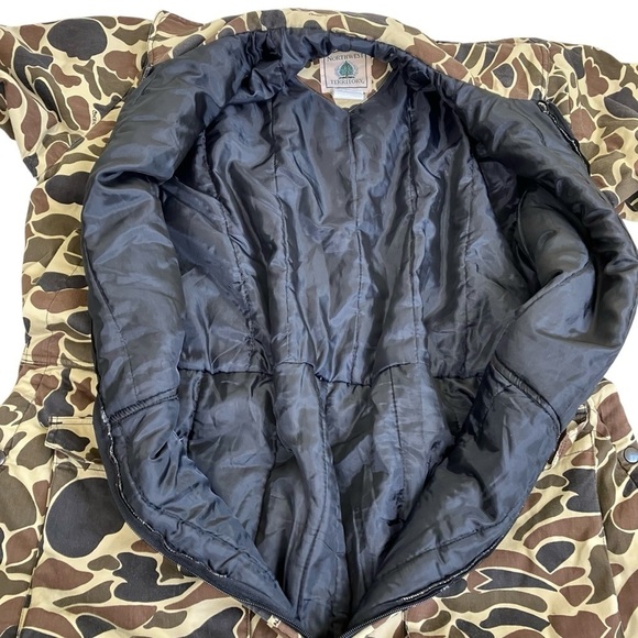 Northwest Territory Conceal Camo Insulated Hunting Fishing Hooded Coveralls XXL - Picture 6 of 16